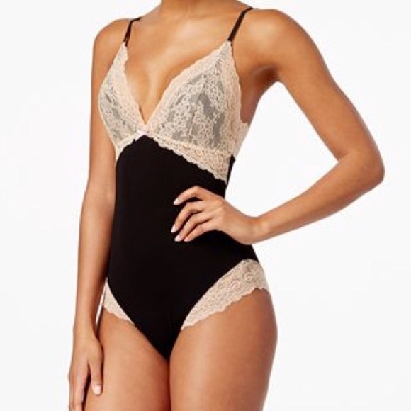 Anthropologie Other - flora nikrooz // lace-trimmed bodysuit
